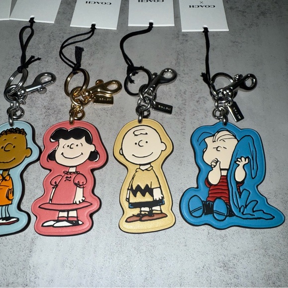 Coach x Peanuts 2025 Peppermint Patty Bag Charm Keychain - Picture 8 of 12